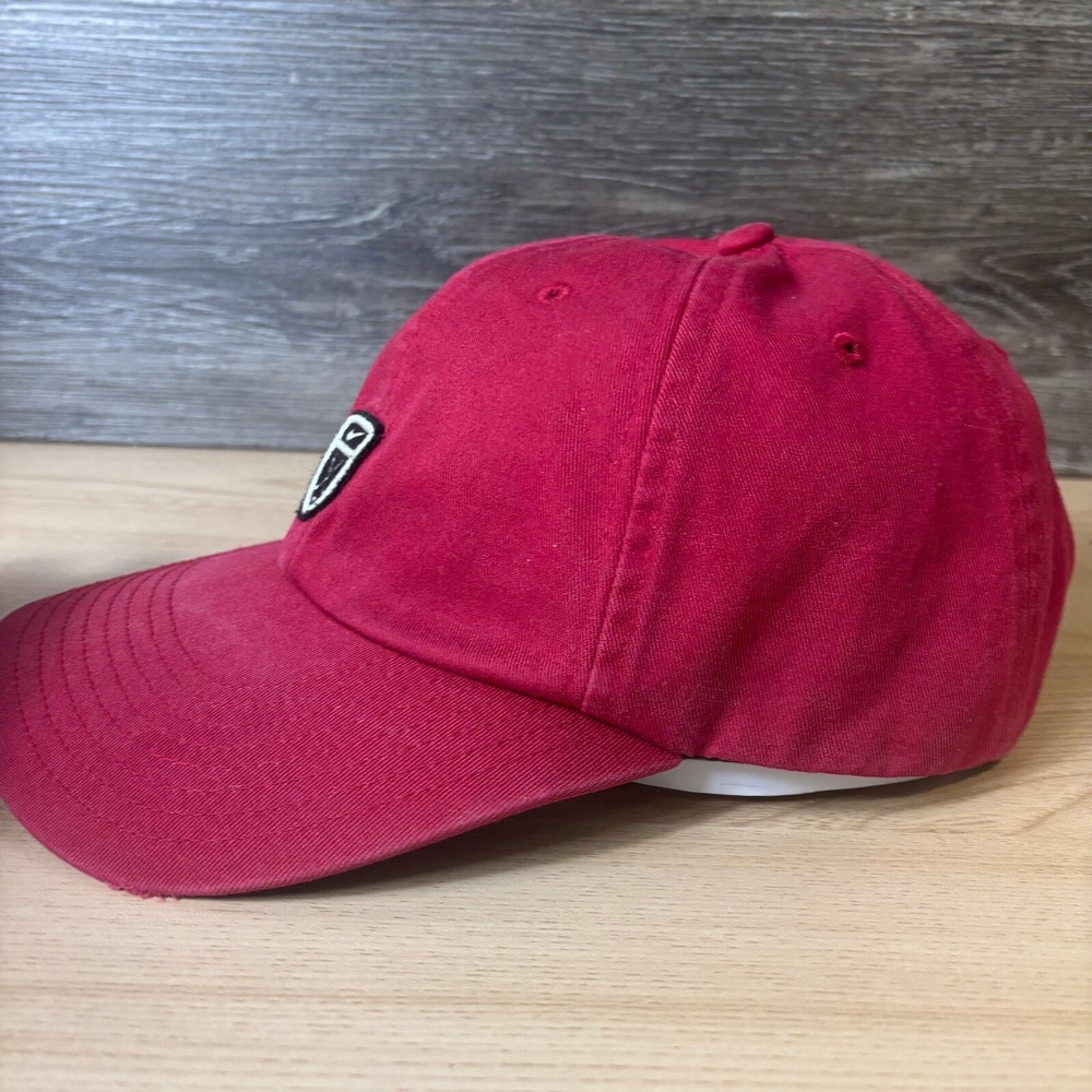 Vintage Nike Hat Cap Strap Back Red Golf Duluth East Greyhounds High School - Picture 5 of 10